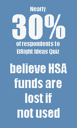 30% believe HSA funds are lost if not used