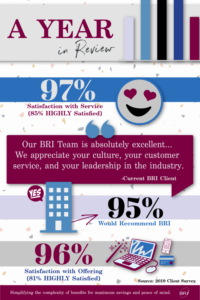 year in review infographic BRI 2019