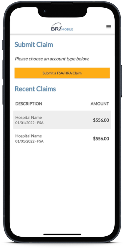 Submit Claim Mobile