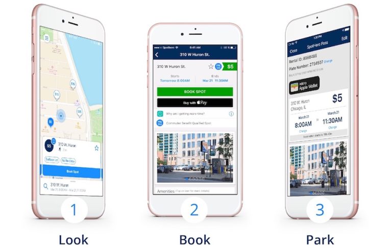 SpotHero for Pre-tax Parking