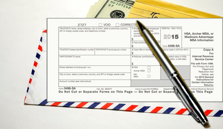 IRS Form 5498-sa for your HSA