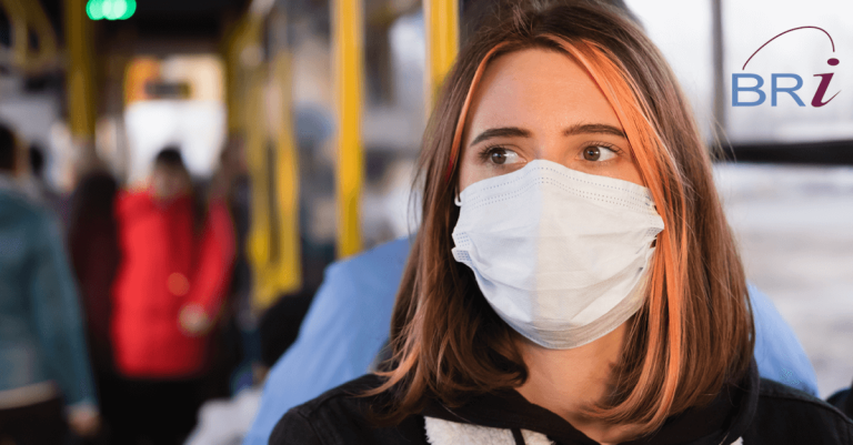 girl riding bus to work commuting in 2021