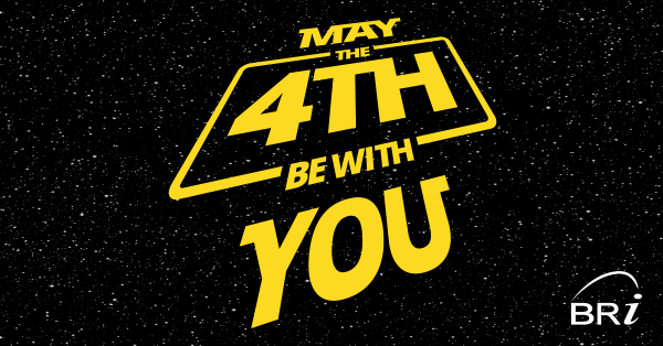 happy star wars day may the fourth be with you
