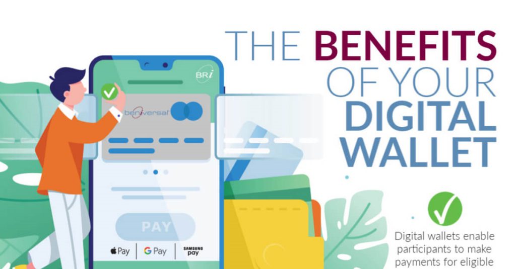 digital wallet infographic