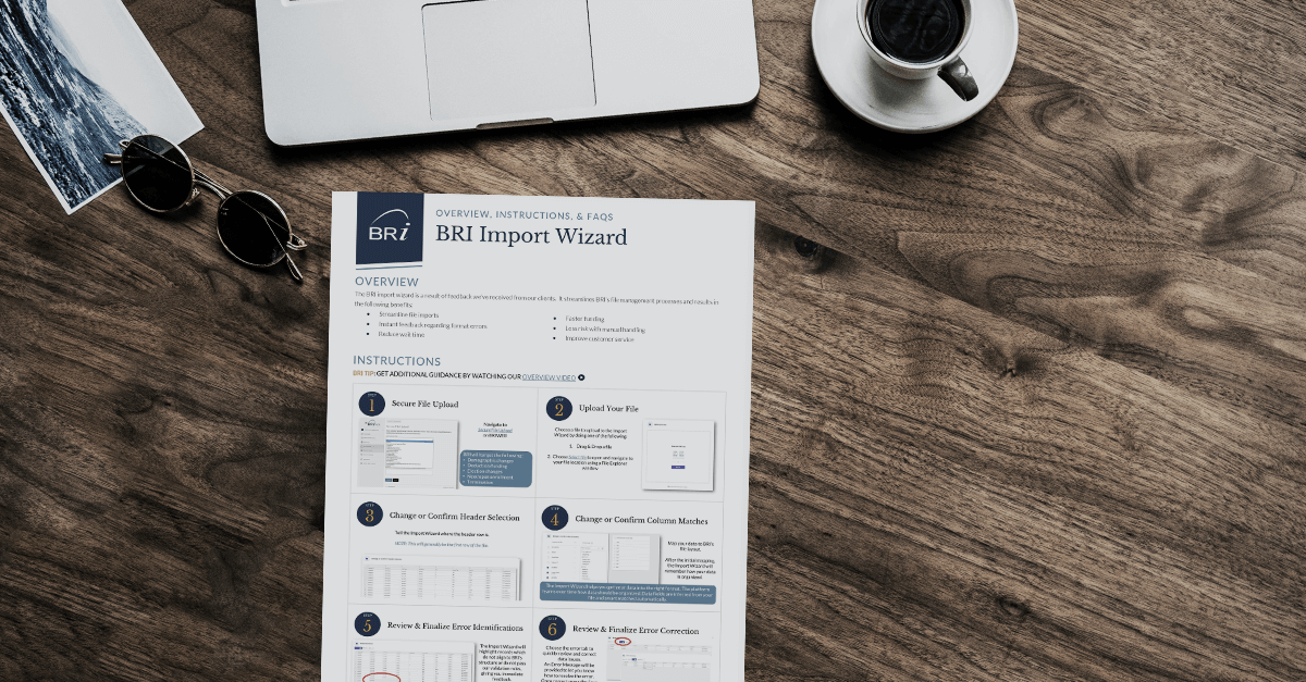 BRI Import Wizard Overview & Instructions